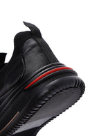 Erkek Siyah Deri Sneaker | Derimod Erkek Siyah Deri Sneaker | Derimod