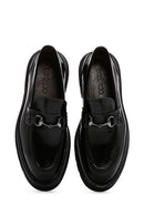Erkek Siyah Tokalı Kalın Tabanlı Deri Casual Loafer | Derimod Erkek Siyah Tokalı Kalın Tabanlı Deri Casual Loafer | Derimod