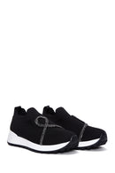 Women's Black Stone Sneaker | Derimod Women's Black Stone Sneaker | Derimod