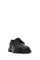 Men's Black Lace-Up Thick-Soled Leather Casual Shoe | Derimod Men's Black Lace-Up Thick-Soled Leather Casual Shoe | Derimod