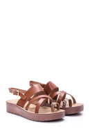 Women's Crocodile Detailed Sandals | Derimod Women's Crocodile Detailed Sandals | Derimod