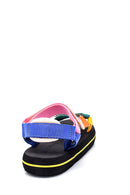 Women's Multicolored Flat Sandals | Derimod Women's Multicolored Flat Sandals | Derimod