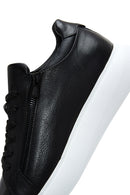 Erkek Siyah Deri Sneaker | Derimod Erkek Siyah Deri Sneaker | Derimod