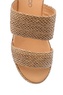 Women's Straw Knitted Slippers | Derimod Women's Straw Knitted Slippers | Derimod