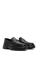 Men's Black Leather Casual Loafer | Derimod Men's Black Leather Casual Loafer | Derimod
