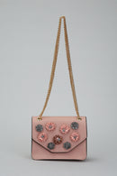 Women's Shoulder Bag with Flower Detail | Derimod Women's Shoulder Bag with Flower Detail | Derimod