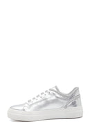 Women's Leather Metallic Sneaker | Derimod Women's Leather Metallic Sneaker | Derimod