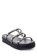 Women's Studded Detailed Slippers | Derimod Women's Studded Detailed Slippers | Derimod