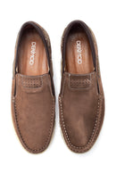 Men's Leather Nubuck Loafer | Derimod Men's Leather Nubuck Loafer | Derimod