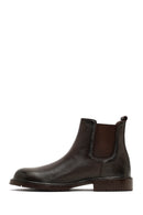 Men's Brown Leather Chelsea Boot | Derimod Men's Brown Leather Chelsea Boot | Derimod