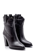 Women's Leather Heeled Boots | Derimod Women's Leather Heeled Boots | Derimod