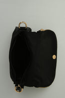 Black Fabric Women's Crossbody Bag | Derimod Black Fabric Women's Crossbody Bag | Derimod