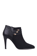 Women's Buckle Patterned Bootie | Derimod Women's Buckle Patterned Bootie | Derimod