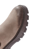 Men's Beige Nubuck Leather Chelsea Boots | Derimod Men's Beige Nubuck Leather Chelsea Boots | Derimod