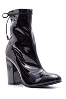 Women's Patent Leather Boots | Derimod Women's Patent Leather Boots | Derimod
