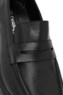 Men's Black Leather Casual Loafer | Derimod Men's Black Leather Casual Loafer | Derimod