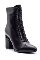 Women's Heeled Leather Boots | Derimod Women's Heeled Leather Boots | Derimod