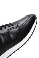 Erkek Siyah Deri Sneaker | Derimod Erkek Siyah Deri Sneaker | Derimod