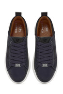 ACBC x Derimod Men's Navy Lace-Up Sneakers | Derimod ACBC x Derimod Men's Navy Lace-Up Sneakers | Derimod