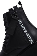 Women's Black Zippered Casual Boots | Derimod Women's Black Zippered Casual Boots | Derimod