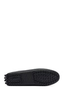 Woman Black Leather Loafers | Derimod Woman Black Leather Loafers | Derimod