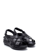 Women's Leather Thick Soled Sandals | Derimod Women's Leather Thick Soled Sandals | Derimod