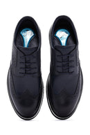 Men's Navy Blue Leather Classic Shoes | Derimod Men's Navy Blue Leather Classic Shoes | Derimod