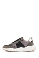 ACBC x Derimod Erkek Gri Bağcıklı Sneaker | Derimod ACBC x Derimod Erkek Gri Bağcıklı Sneaker | Derimod
