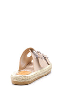 Women's Straw Detailed Slippers | Derimod Women's Straw Detailed Slippers | Derimod