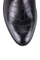 Crocodile Patterned Women's Boots | Derimod Crocodile Patterned Women's Boots | Derimod