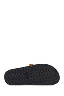 Women's Gold Stone Slippers | Derimod Women's Gold Stone Slippers | Derimod