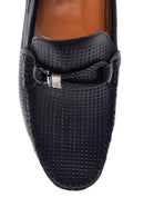 Men's Leather Printed Loafer | Derimod Men's Leather Printed Loafer | Derimod