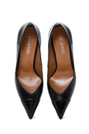 Women's Black Leather Stiletto | Derimod Women's Black Leather Stiletto | Derimod