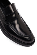 Men's Black Leather Casual Loafer | Derimod Men's Black Leather Casual Loafer | Derimod