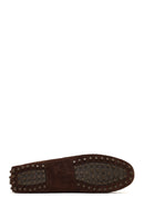Women's Brown Tassel Suede Leather Loafer | Derimod Women's Brown Tassel Suede Leather Loafer | Derimod