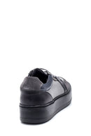 Erkek Deri Süet Detaylı Sneaker | Derimod Erkek Deri Süet Detaylı Sneaker | Derimod