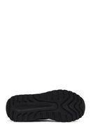 Men's Black Zippered Thick Sole Leather Sports Boot | Derimod Men's Black Zippered Thick Sole Leather Sports Boot | Derimod