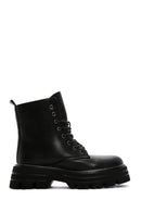 Women's Black Thick Soled Boots | Derimod Women's Black Thick Soled Boots | Derimod