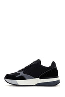 Alberto Guardiani Erkek Siyah Gri Winner Kalın Tabanlı Deri Sneaker | Derimod Alberto Guardiani Erkek Siyah Gri Winner Kalın Tabanlı Deri Sneaker | Derimod