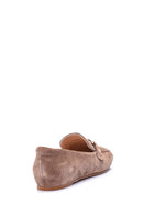 Kadın Süet Tokalı Loafer | Derimod Kadın Süet Tokalı Loafer | Derimod