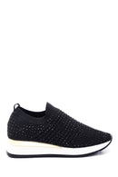 Kadın Siyah Taşlı Sneaker | Derimod Kadın Siyah Taşlı Sneaker | Derimod