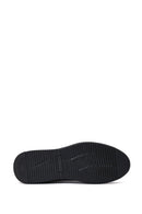 Erkek Siyah Bağcıklı Deri Casual Sneaker | Derimod Erkek Siyah Bağcıklı Deri Casual Sneaker | Derimod