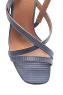 Women's Blue Heeled Sandals | Derimod Women's Blue Heeled Sandals | Derimod