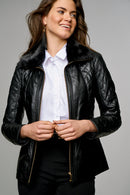 Belinda Women's Leather Jacket | Derimod Belinda Women's Leather Jacket | Derimod