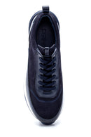 Erkek Deri Süet Detaylı Sneaker | Derimod Erkek Deri Süet Detaylı Sneaker | Derimod