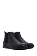 Male Black Leather Chelsea Boots | Derimod Male Black Leather Chelsea Boots | Derimod