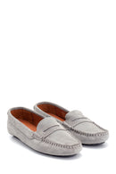 Kadın Süet Deri Loafer | Derimod Kadın Süet Deri Loafer | Derimod