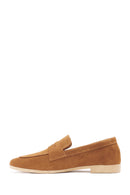 Women's Tan Suede Leather Loafer | Derimod Women's Tan Suede Leather Loafer | Derimod