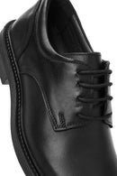 Men's Black Lace-up Leather Casual Shoes | Derimod Men's Black Lace-up Leather Casual Shoes | Derimod