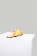 Tasseled Yellow Women's Slippers | Derimod Tasseled Yellow Women's Slippers | Derimod